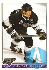 1993-94 Topps Premier Wayne Gretzky Purple #330 Los Angeles Kings